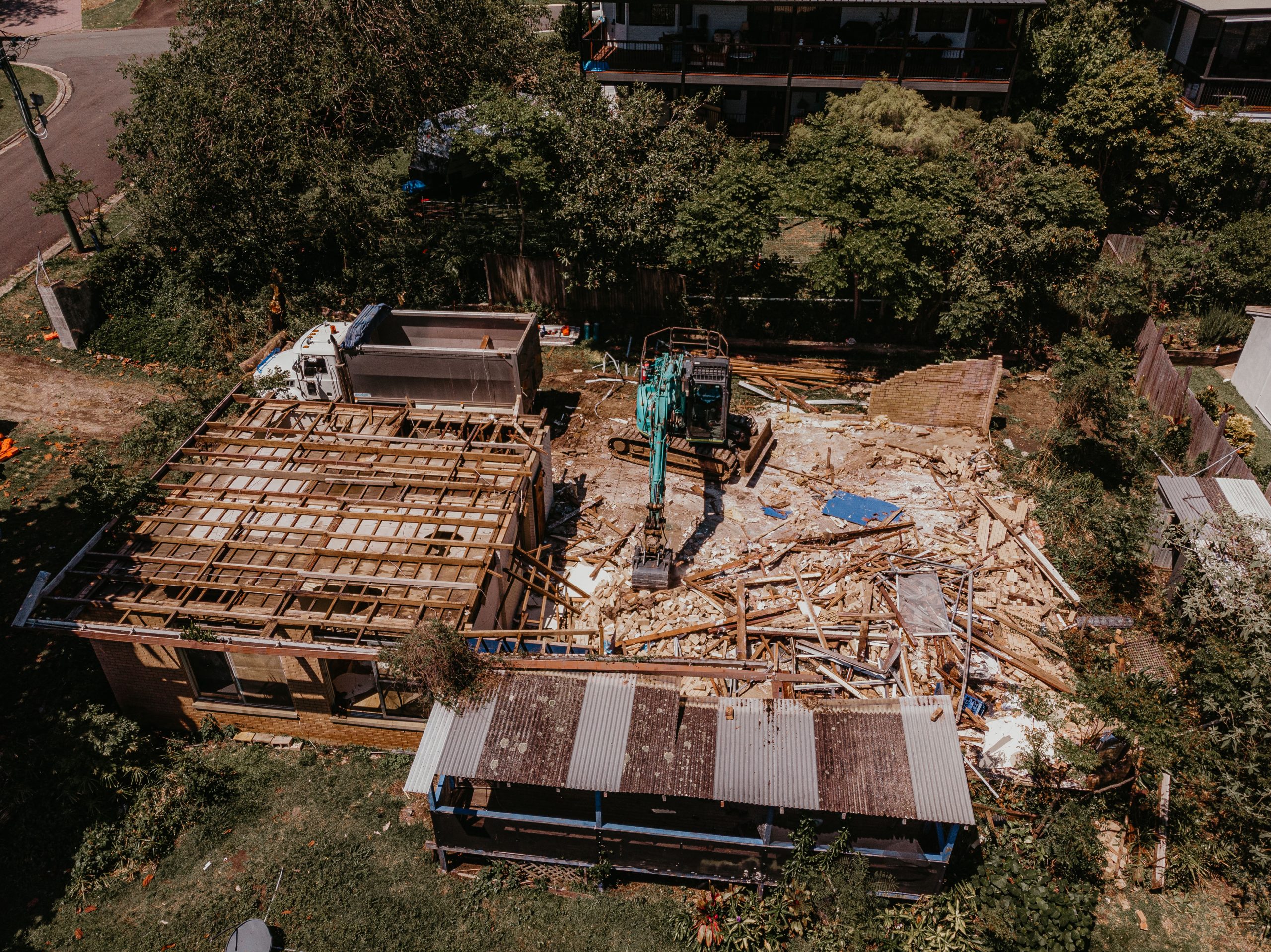 Sunshine Coast demolition of home